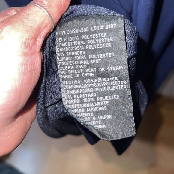 Xscape Strapless Beaded Maxi Dress with Fishtail Train Women size 4 - Picture 3 of 16